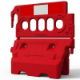 BF00946 Mini DoubleTop Barrier Red & Hog 600 Barrier Red