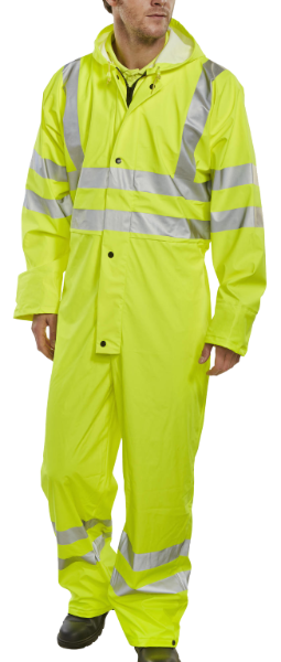 PUC Yellow EN471 Coverall - Waterproof