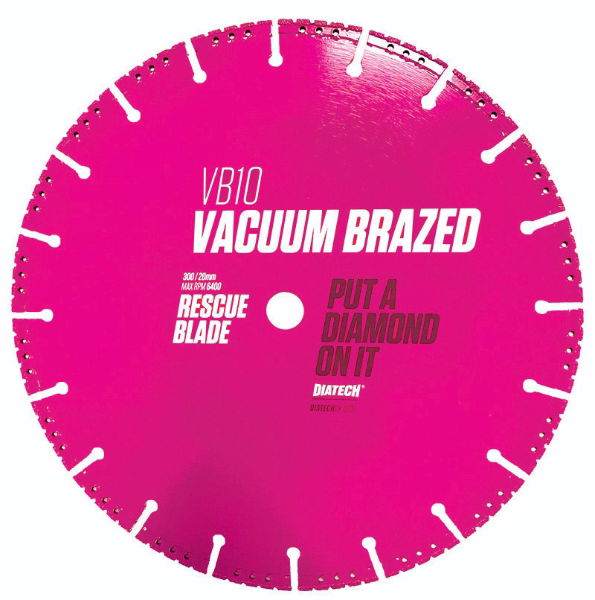 Diatech VB10 Vacuum Brazed Specialist Diamond Blade