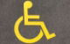 LM00255 Thermoplastic Disabled Logo 80mm