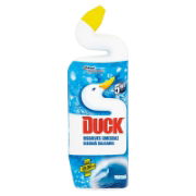 Duck toilet cleaner makes application quick and easy and ensures the cleaner gets maximum coverage in the toilet bowl.