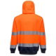 Hi Vis Zipped Hoodie RIS - Orange/Navy