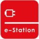 LM00729 E-Station Red Thermoplastic Emblem