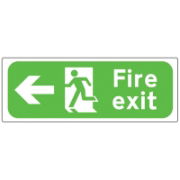 Fire Exit Left Sign