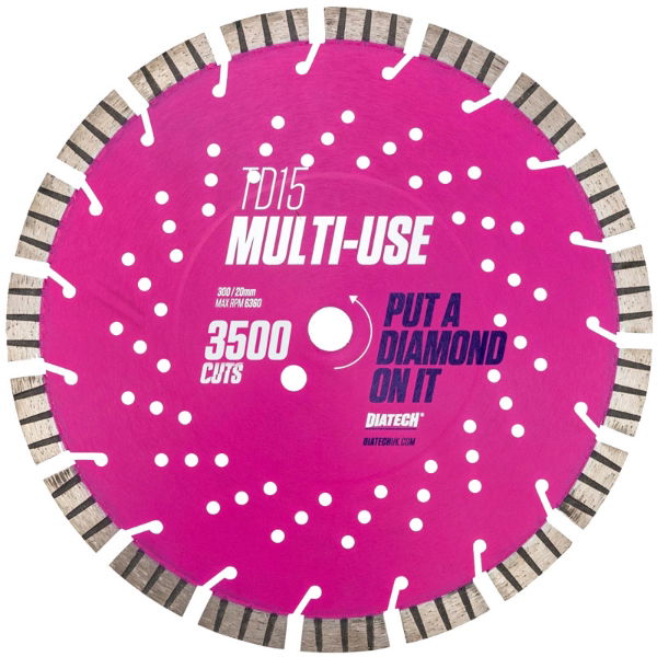 Diatech TD15 Multi-Use Diamond Blade