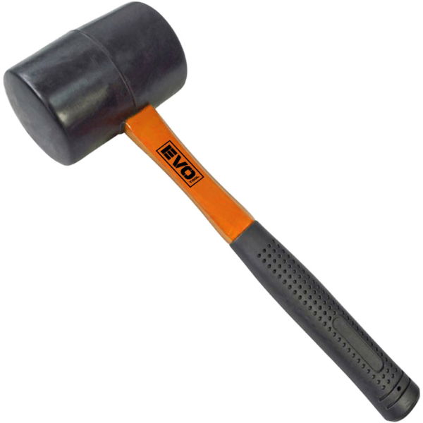 HT00832 EVO Tool Rubber Mallet - Fiberglass shaft