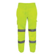 Hi Vis Yellow Jogger Trousers