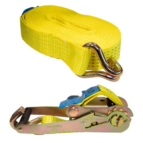 SE00638 Cargo Lash (Ratchet Strap) 4Ton (50mm x 6mtr) "J" Hook