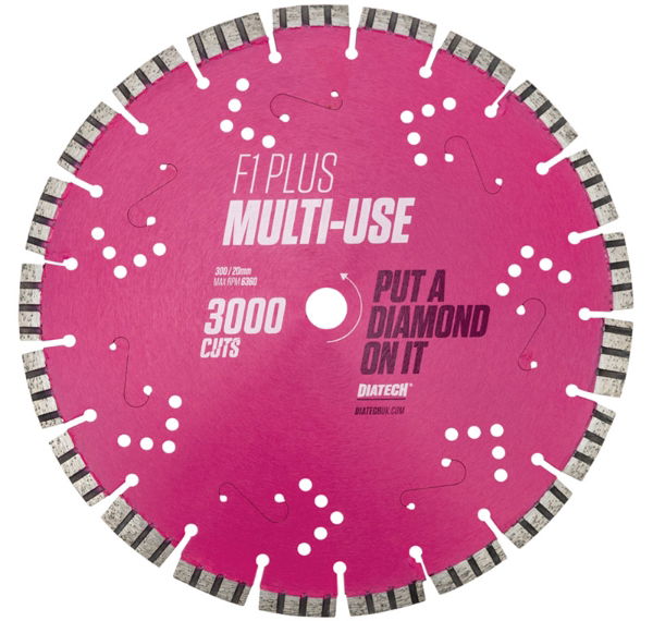 Diatech F1 PLUS Multi-Use Diamond Blade