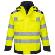 MV70 - Modaflame Rain Multi Norm ARC Jacket - Yellow/Navy