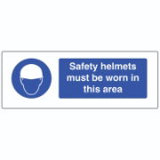 Safety Helmets Sign