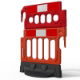 BF00946 Mini DoubleTop Barrier Red & Wonderwall Barrier