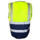 GIANT Hi Vis Executive Waistcoat - Yellow/Navy