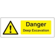 Deep Excavation Sign