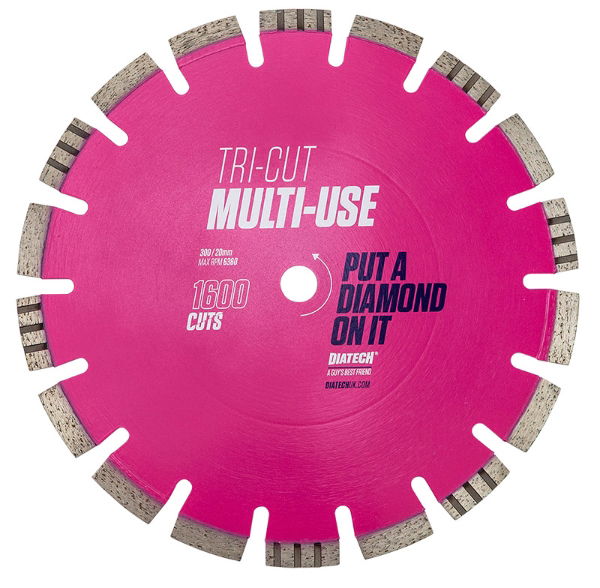 Diatech Tri-Cut Multi-Use Diamond Blade